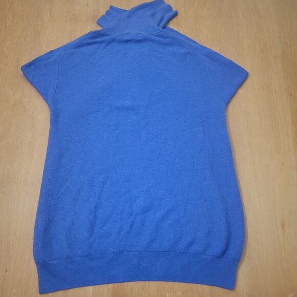 Polo Ralph Lauren 1/4 Zip Pima Cotton Pullover Sweater Men's Size XL Blue - Picture 3 of 14